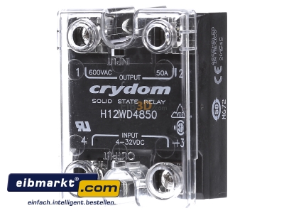 Front view Grff H12WD4850 Solid state relay 50A 
