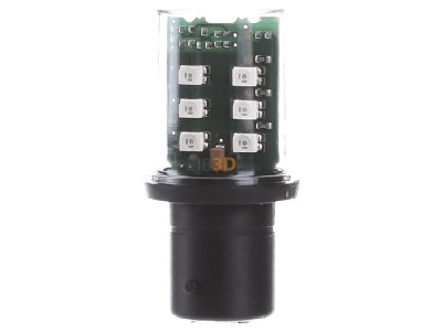 Front view Schneider Electric DL1BDB3 Single LED green 24VAC/DC 
