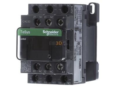 Front view Schneider Electric CAD32-P7 Auxiliary relay 230VAC 2NC/ 3 NO 
