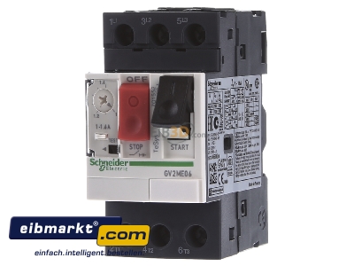 Frontansicht Schneider Electric GV2ME06 Motorschutzschalter 1,00-1,60A 