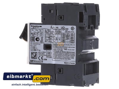 View on the right Schneider Electric GV2ME16 Motor protective circuit-breaker 11A
