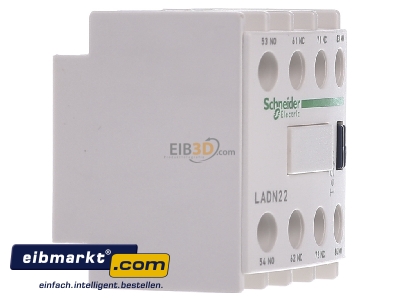 Ansicht links Schneider Electric LADN22 Hilfsschalter 2S 2 