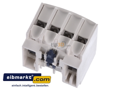 Top rear view Schneider Electric LADN22 Auxiliary contact block 2 NO/2 NC - 

