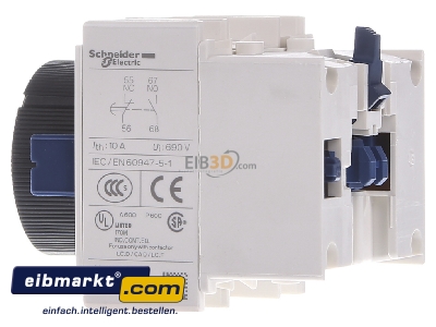 View on the right Schneider Electric LADT2 Activation-delayed timer block block
