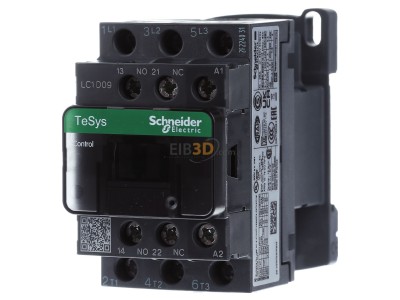 Front view Schneider Electric LC1D09P7 Magnet contactor 9A 230VAC 
