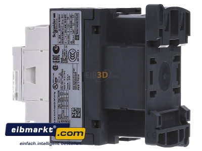 View on the right Schneider Electric LC1D12P7 Magnet contactor 12A 230VAC - 

