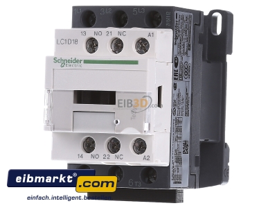 Frontansicht Schneider Electric LC1D18P7 Leistungsschtz 18A 230VAC 