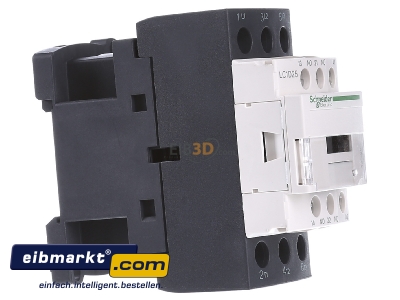 View on the left Schneider Electric LC1D25P7 Magnet contactor 25A 230VAC 
