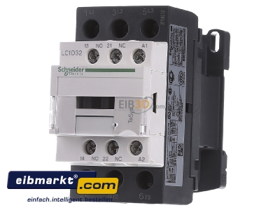 Frontansicht Schneider Electric LC1D32P7 Leistungsschtz 32A 230VAC 