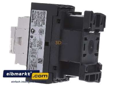 View on the right Schneider Electric LC1D32P7 Magnet contactor 32A 230VAC
