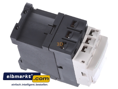 View top left Schneider Electric LC1D09BD Magnet contactor 9A 24VDC - 
