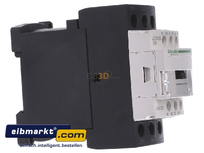 View on the left Schneider Electric LC1D25BD Magnet contactor 25A 24VDC

