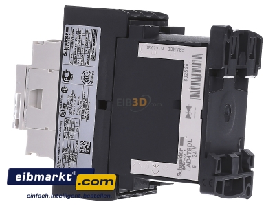View on the right Schneider Electric LC1D25BD Magnet contactor 25A 24VDC

