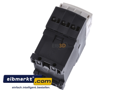 Top rear view Schneider Electric LC1D32BD Magnet contactor 32A 24VDC
