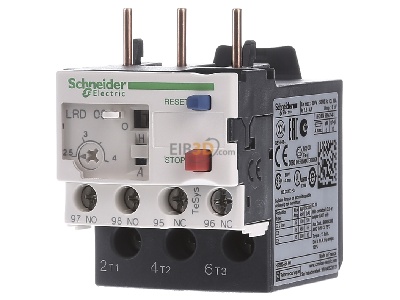 Front view Schneider Electric LRD08 Thermal overload relay 2,5...4A 
