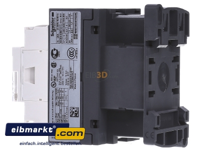 View on the right Schneider Electric LC1D09F7 Magnet contactor 9A 110VAC - 
