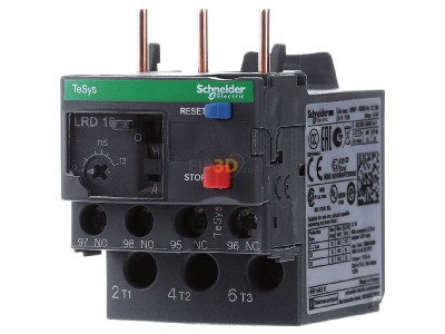 Front view Schneider Electric LRD16 Thermal overload relay 9...13A 
