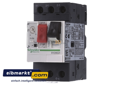 Front view Schneider Electric GV2ME21 Motor protective circuit-breaker 18,1A
