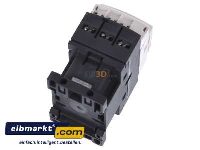 Top rear view Schneider Electric LC1D18B7 Magnet contactor 18A 24VAC - 
