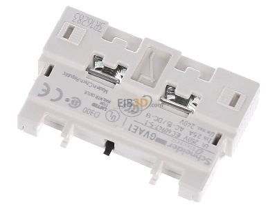 Ansicht oben hinten Schneider Electric GVAE1 Hilfsschalter 1S oder 1 