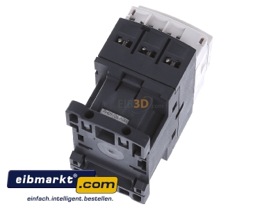 Top rear view Schneider Electric LC1D12F7 Magnet contactor 12A 110VAC - 

