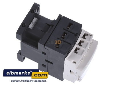 View top left Schneider Electric LC1D09B7 Magnet contactor 9A 24VAC - 
