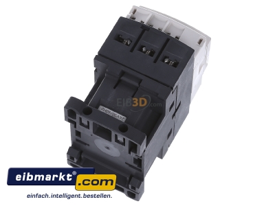 Top rear view Schneider Electric LC1D09B7 Magnet contactor 9A 24VAC - 
