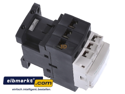 Ansicht oben links Schneider Electric LC1D25B7 Leistungsschtz 25A 24VAC 