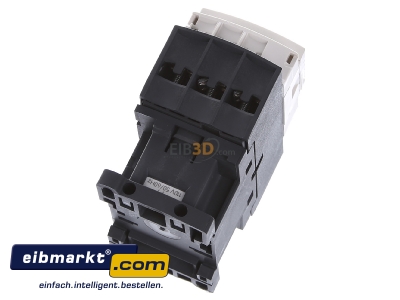 Top rear view Schneider Electric LC1D25F7 Magnet contactor 25A 110VAC
