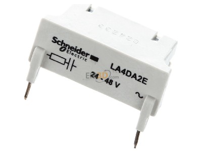View up front Schneider Electric LA4DA2E RC-element 24...48V AC 

