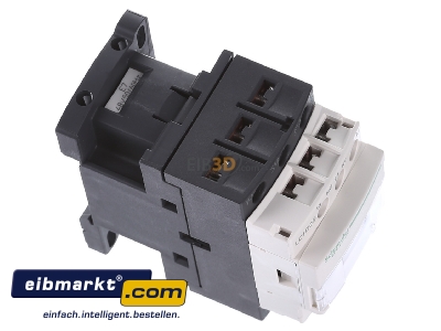 View top left Schneider Electric LC1D09E7 Magnet contactor 9A 48VAC - 
