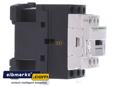 View on the left Schneider Electric LC1D18E7 Magnet contactor 18A 48VAC
