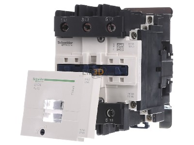 Front view Schneider Electric LC1D80P7 Magnet contactor 80A 230VAC 
