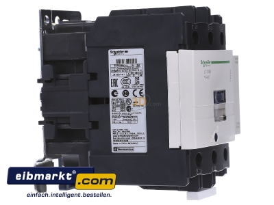 View on the left Schneider Electric LC1D95P7 Magnet contactor 95A 230VAC
