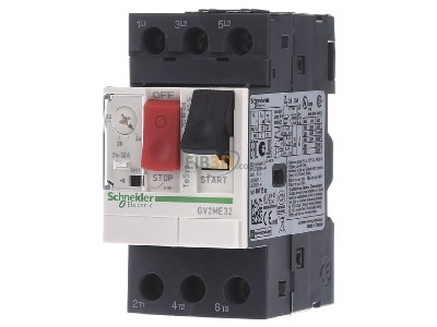 Front view Schneider Electric GV2ME32 Motor protection circuit-breaker 28,5A 
