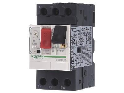 Frontansicht Schneider Electric GV2ME32 Motorschutzschalter 24,00-32,00A 