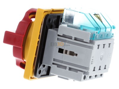 Ansicht rechts Siemens 3LD2003-0TK53 Haupt-/Not-Aus-Schalter 3p. 16A 7,5kW/400V 