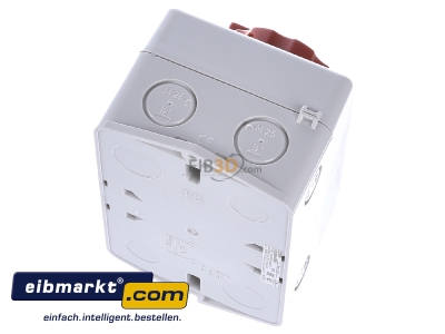 Top rear view Siemens Indus.Sector 3LD2064-0TB53 Safety switch 3-p 7,5kW - 

