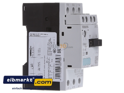 View on the left Siemens Indus.Sector 3RV1011-1CA15 Motor protective circuit-breaker 2,5A
