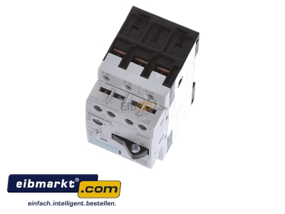 View up front Siemens Indus.Sector 3RV1011-1CA15 Motor protective circuit-breaker 2,5A
