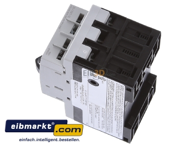 View top right Siemens Indus.Sector 3RV1011-1CA15 Motor protective circuit-breaker 2,5A
