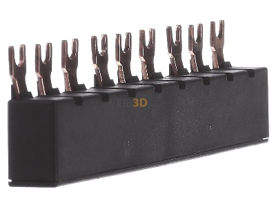 View on the left Siemens 3RV1915-1BB Phase busbar 3-p 128mm 
