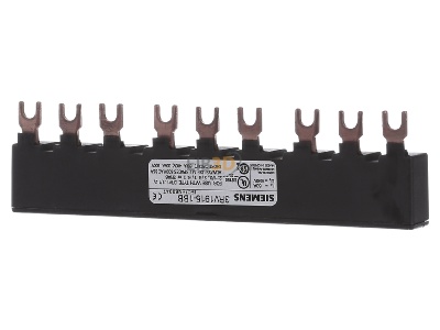Back view Siemens 3RV1915-1BB Phase busbar 3-p 128mm 
