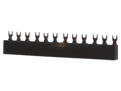 Front view Siemens 3RV1915-1CB Phase busbar 3-p 180mm 
