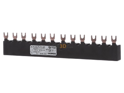 Back view Siemens 3RV1915-1CB Phase busbar 3-p 180mm 

