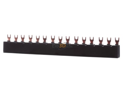 Front view Siemens 3RV1915-1DB Phase busbar 3-p 225mm 
