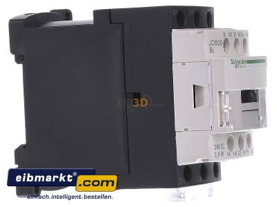 View on the left Schneider Electric LC1D09BL Magnet contactor 9A 24VDC
