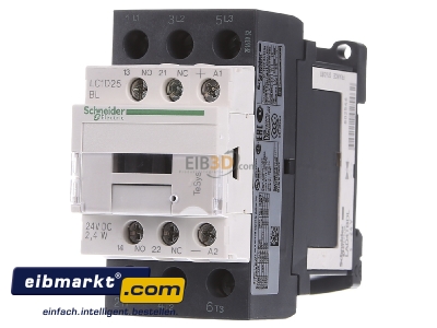Frontansicht Schneider Electric LC1D25BL Leistungsschtz 25A 24VDC 