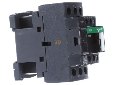 View on the left Schneider Electric LC1D32M7 Magnet contactor 32A 220VAC 
