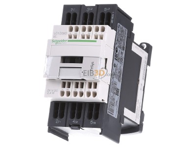 Front view Schneider Electric LC1D093BL Magnet contactor 9A 24VDC 
